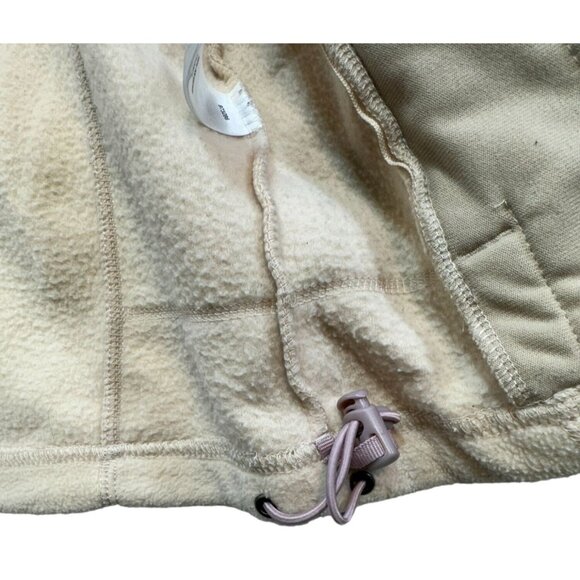 Cabelas Womens Outerwear Fleece Jacket Size M Beige Zip Pockets - Picture 10 of 13